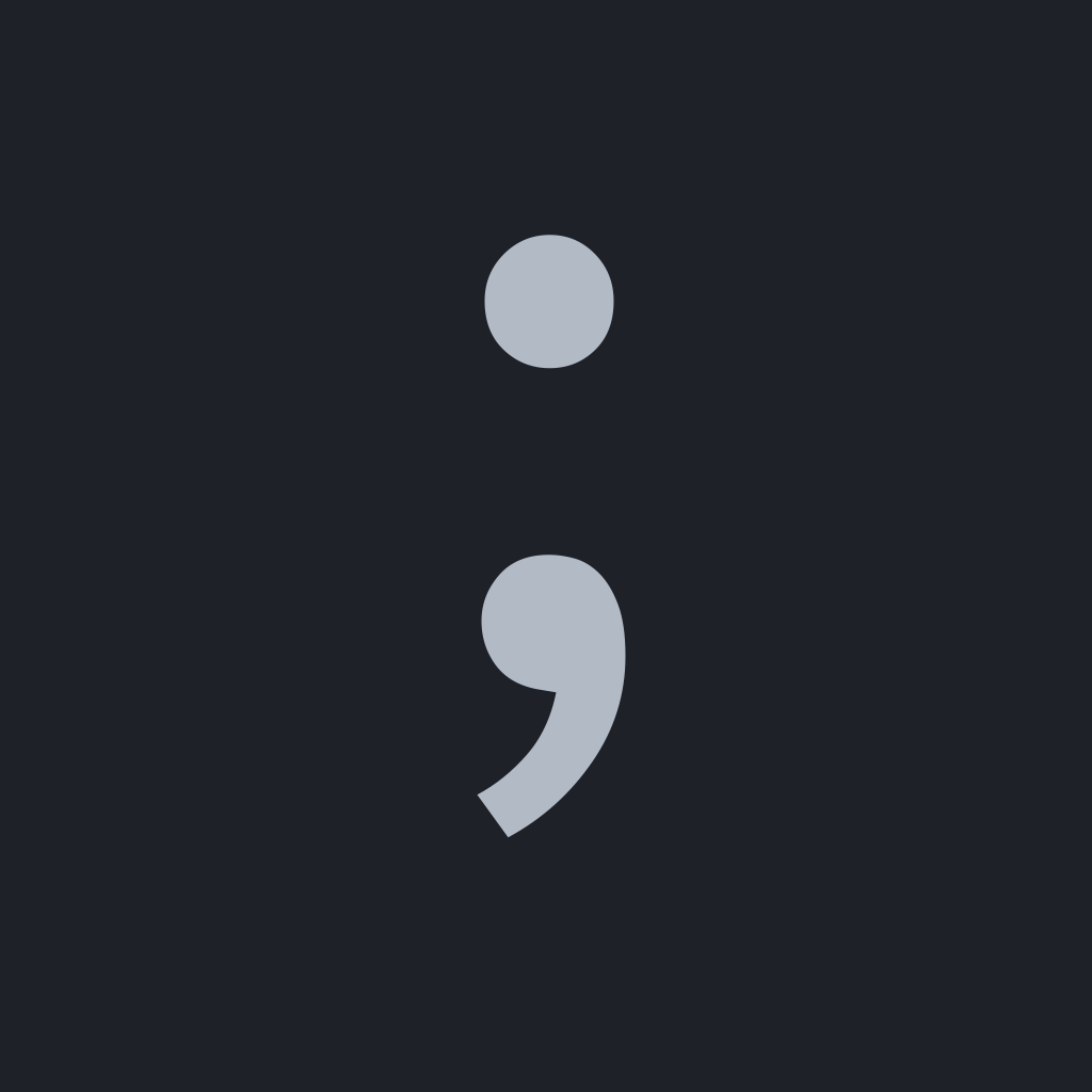 semicolon logo